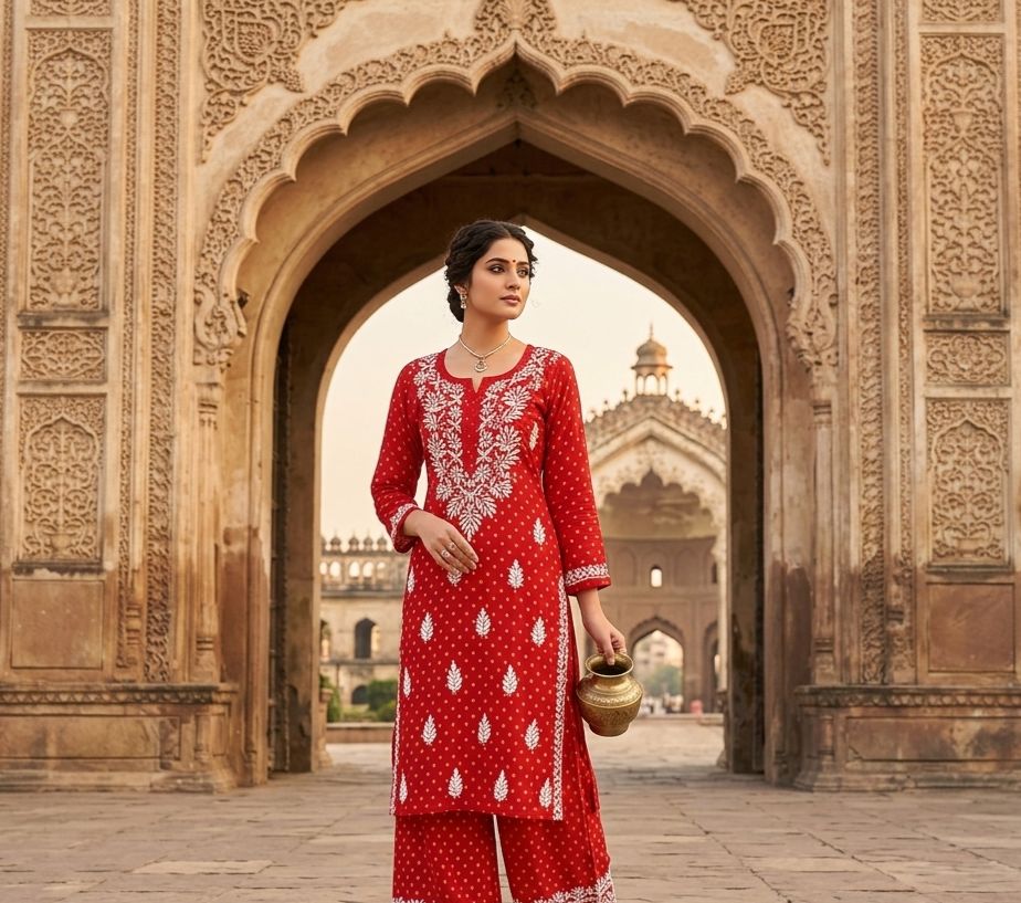 Cotton Dot Print Elegant Set