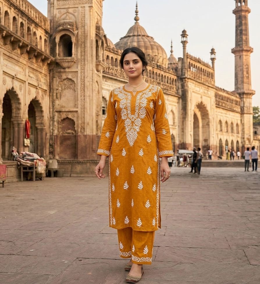 Cotton Dot Print Elegant Set