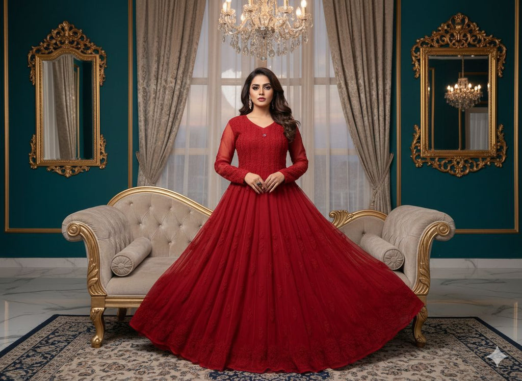 56 kali anarkali frock