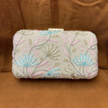 chikankari clutches