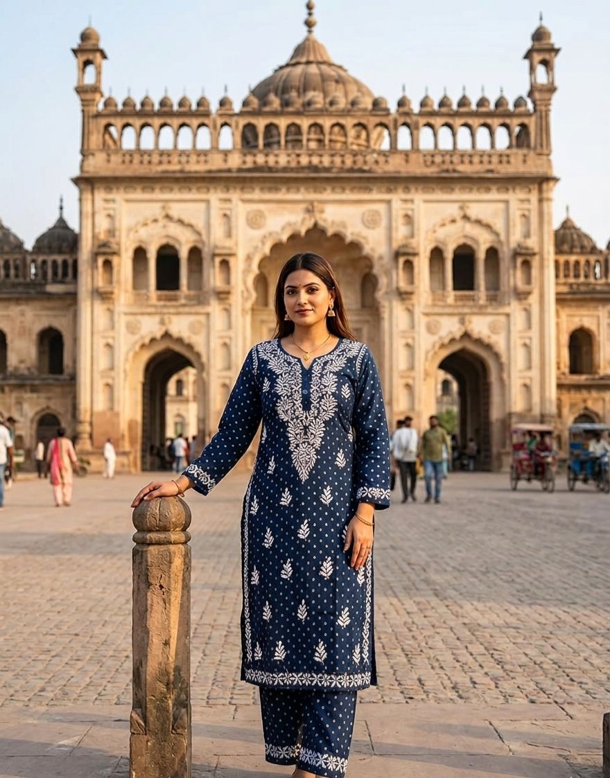 Cotton Dot Print Elegant Set