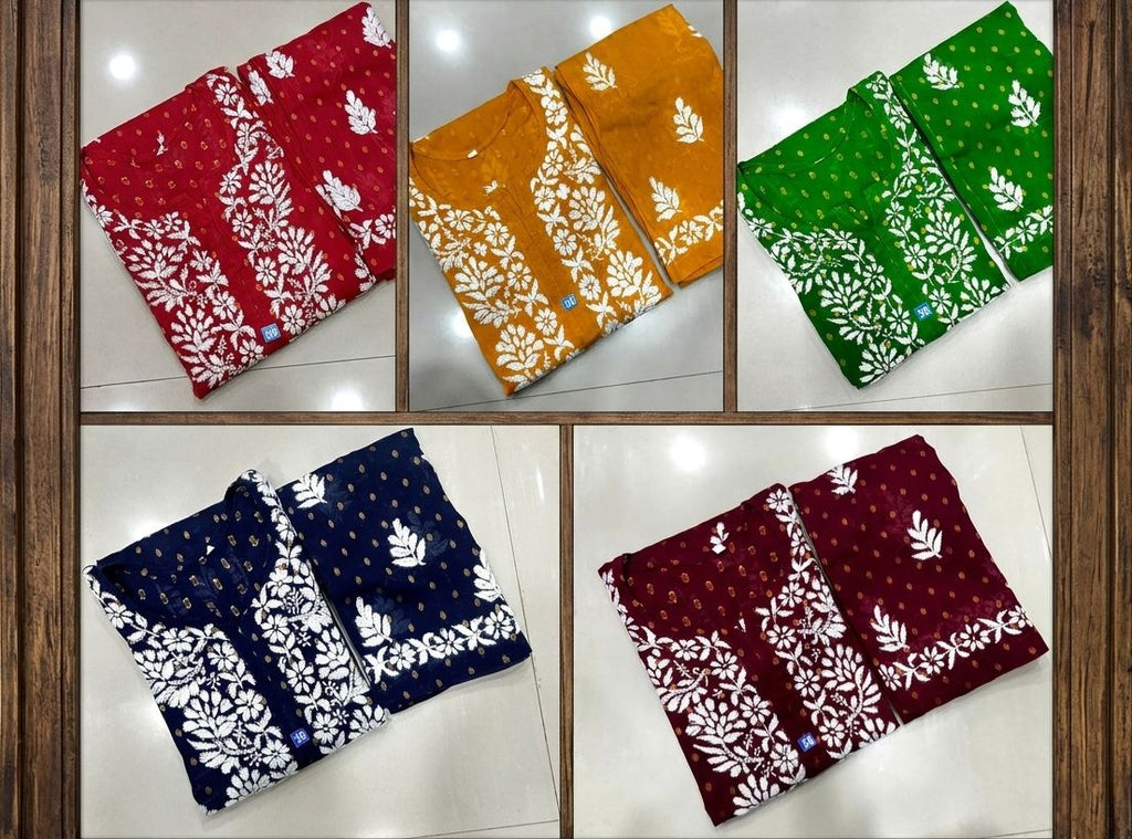 Cotton Dot Print Elegant Set