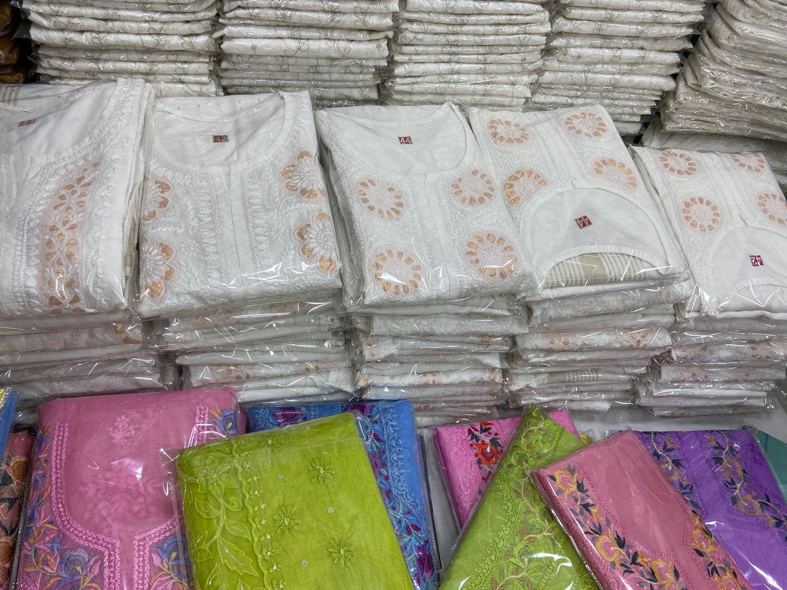 Fancy Chanderi Silk Kurti Set With Dupatta