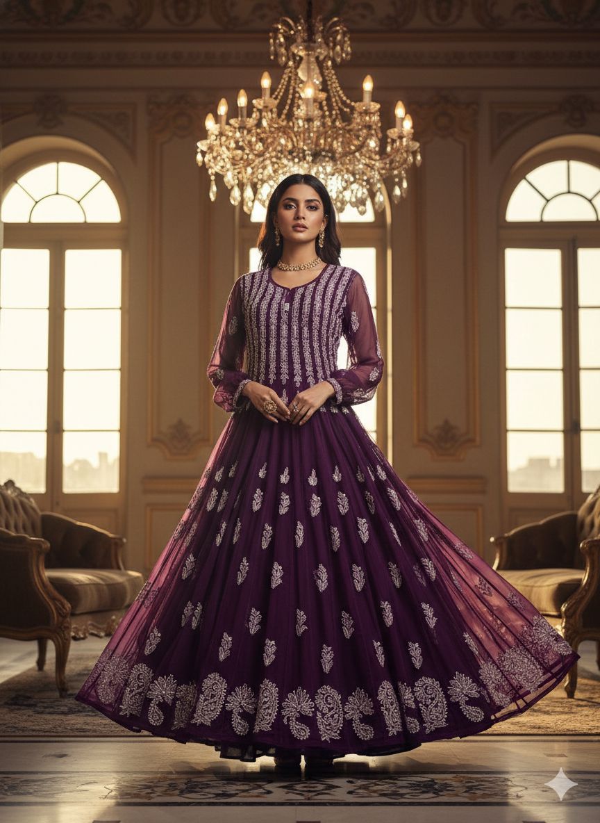56 kali anarkali frock