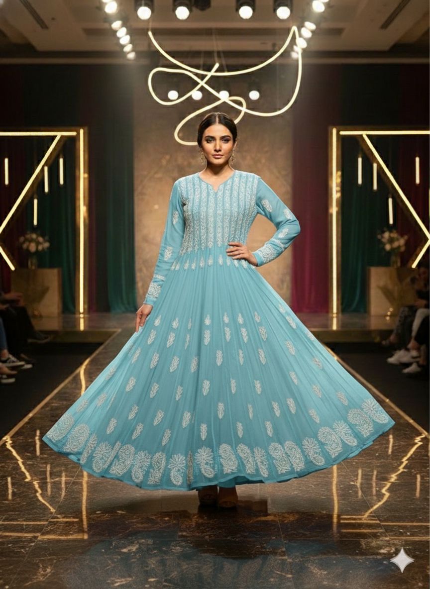 56 kali anarkali frock