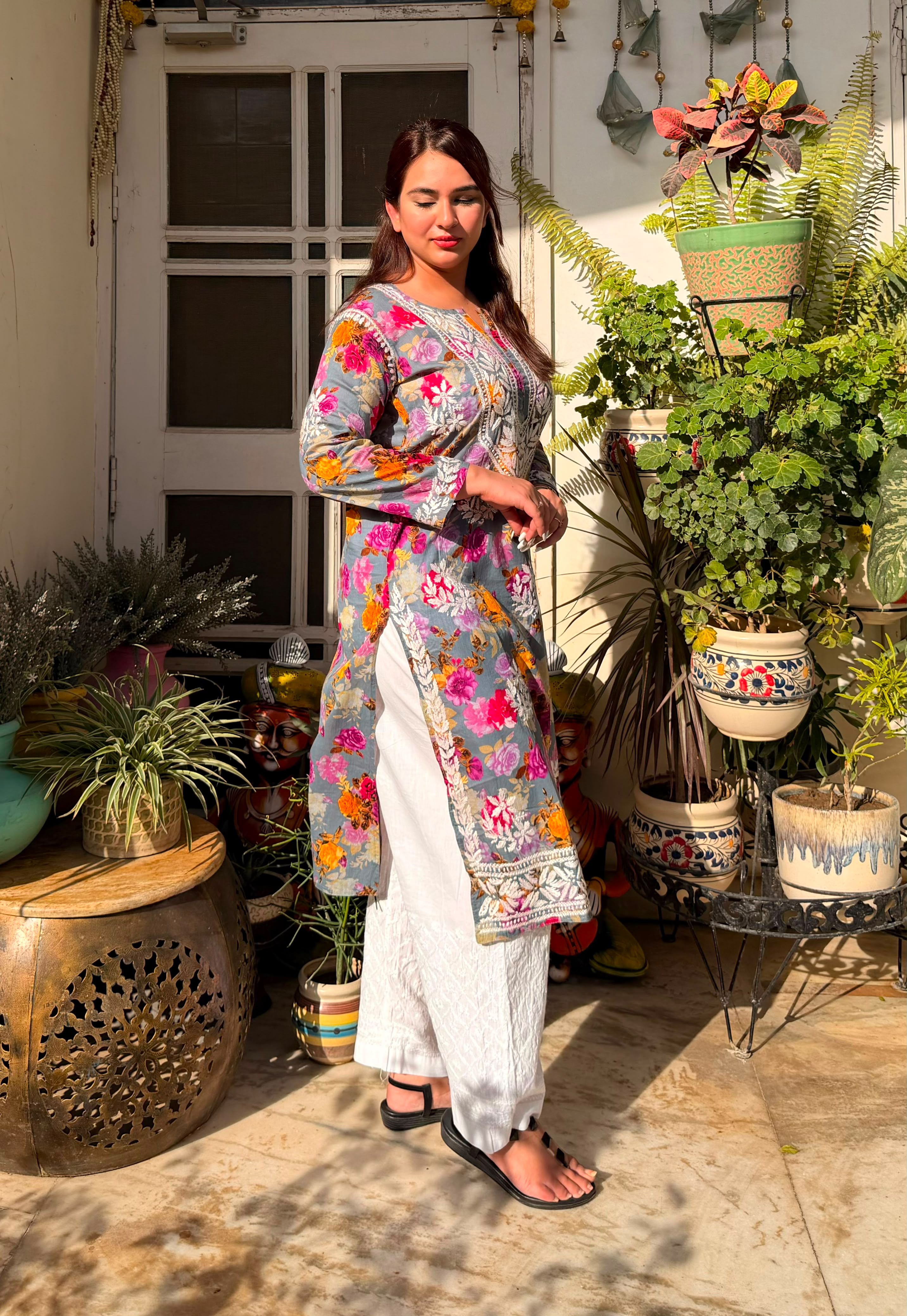 “Premium Mullmull Kurti”💫