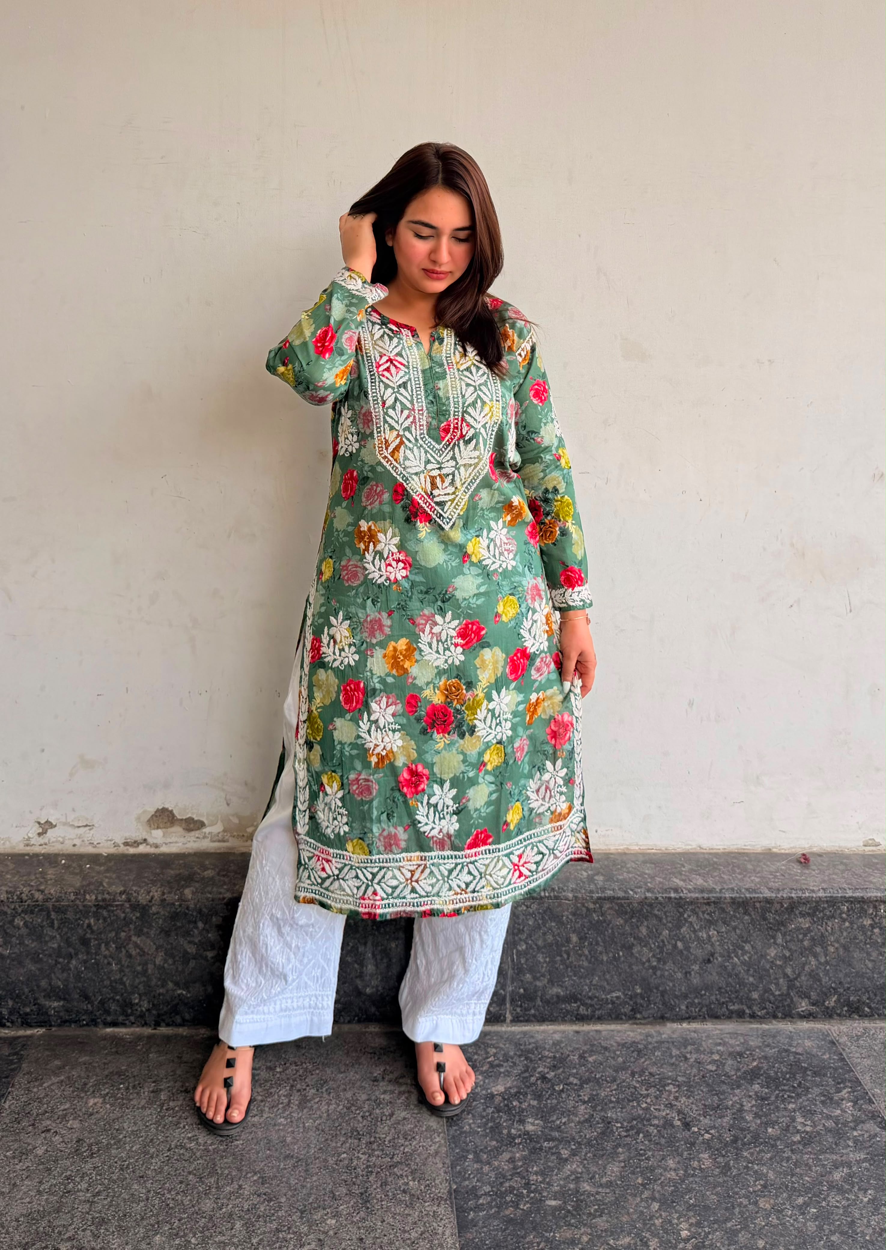 “Premium Mullmull Kurti”💫